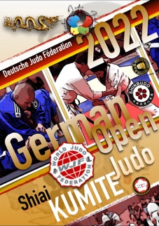 Entwurf Plakat German Open Judo DJF