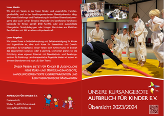 Flyer 2024 Aufbruch für Kinder